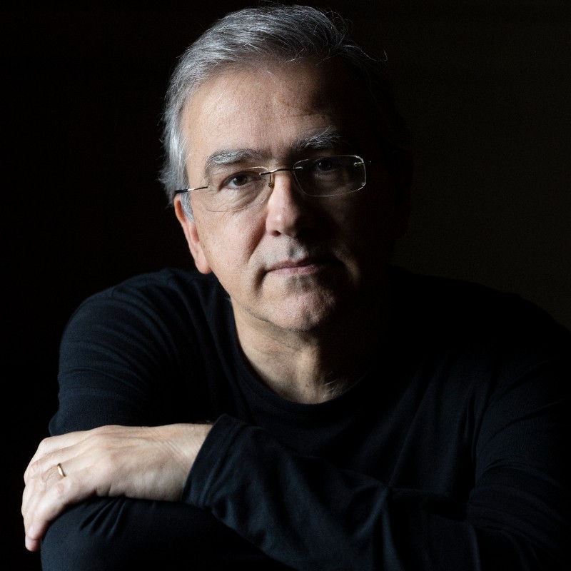 Foto de Luís Tinoco, compositor, captada por Jorge Carmona
